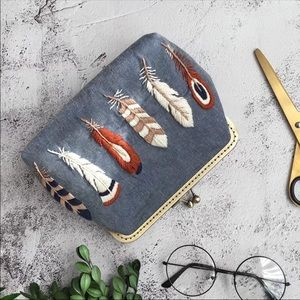 Hand embroidered bag